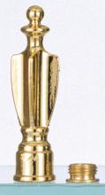 Satco Products Inc. S70/135 - Finial; Brass Finish