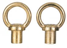 Satco Products Inc. S70/259 - 2 Male Loops; Brass Finish