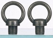 Satco Products Inc. S70/261 - 2 Male Loops; Black Finish