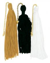 Satco Products Inc. S70/522 - Tassel; Black Finish; 2-3/4" Length