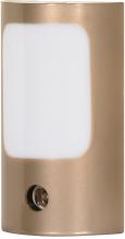 Satco Products Inc. S75/050 - Night Light; Window; Gold Finish; With Photo Cell