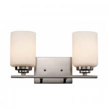Trans Globe PL-70522BN - 2LT Bath BN Frosted Glass GU24 socket