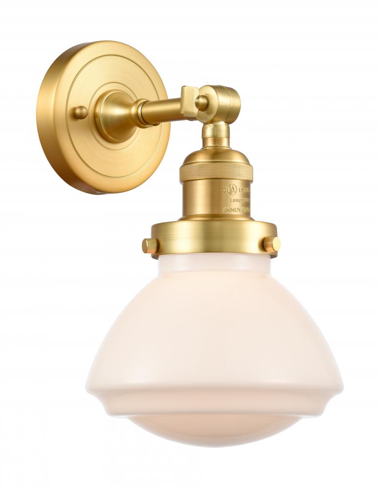 Olean - 1 Light - 7 inch - Satin Gold - Adjustable Sconce