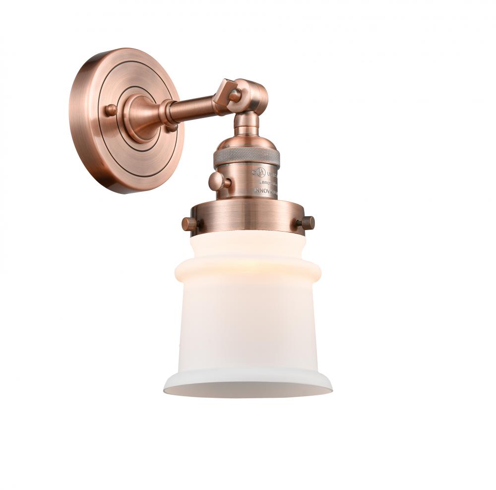 Canton - 1 Light - 5 inch - Antique Copper - Adjustable Sconce