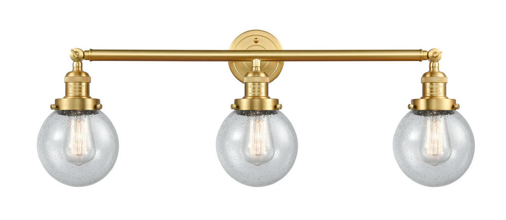 Beacon - 3 Light - 30 inch - Satin Gold - Bath Vanity Light