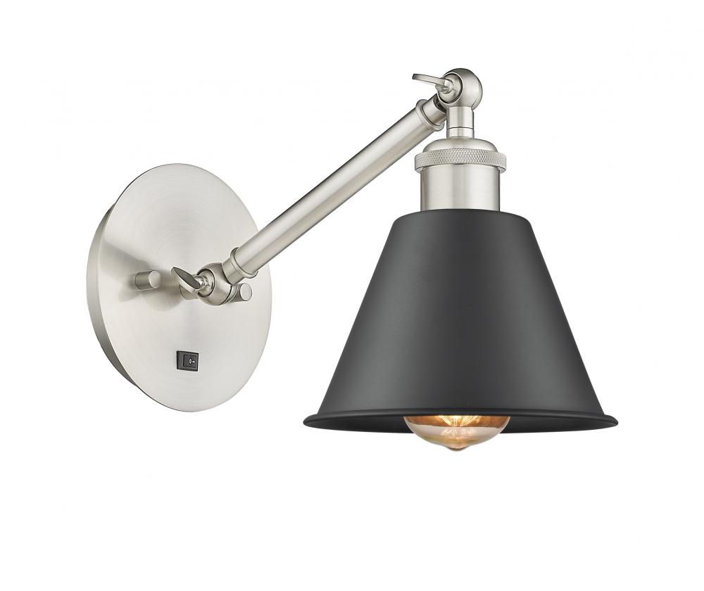 Smithfield - 1 Light - 7 inch - Brushed Satin Nickel - Adjustable Sconce
