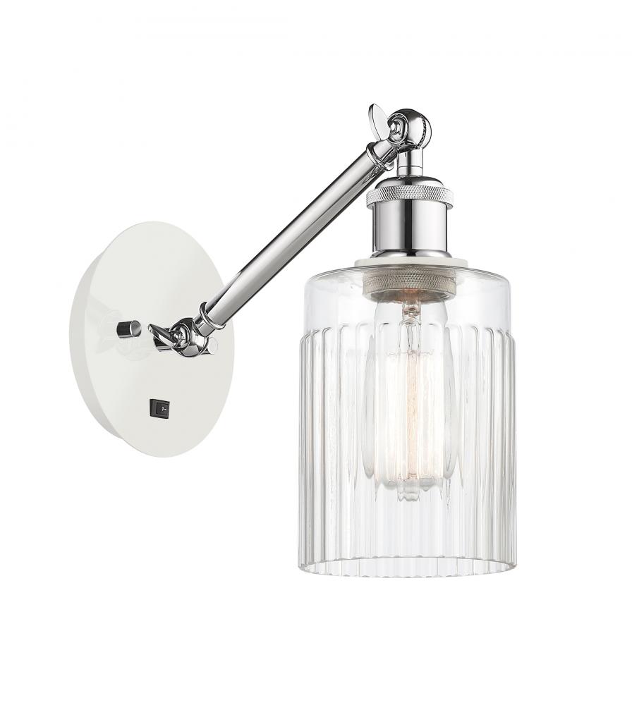 Hadley - 1 Light - 5 inch - White Polished Chrome - Adjustable Sconce