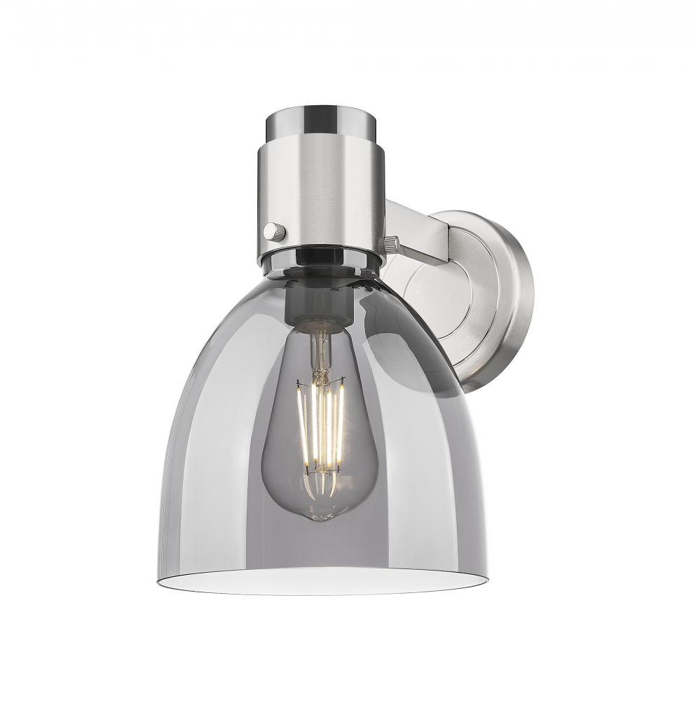 Lawton Bell - 1 Light - 8 inch - Satin Nickel - Sconce