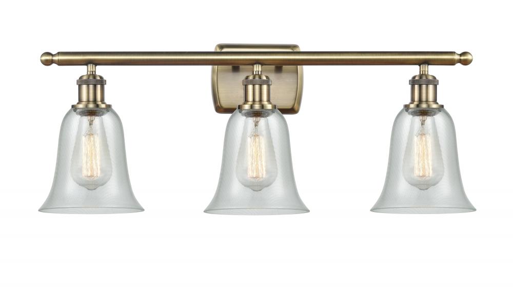 Hanover - 3 Light - 26 inch - Antique Brass - Bath Vanity Light