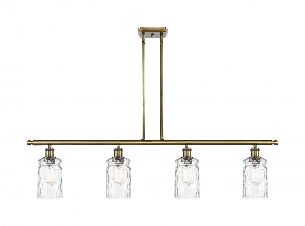Candor - 4 Light - 48 inch - Antique Brass - Cord hung - Island Light