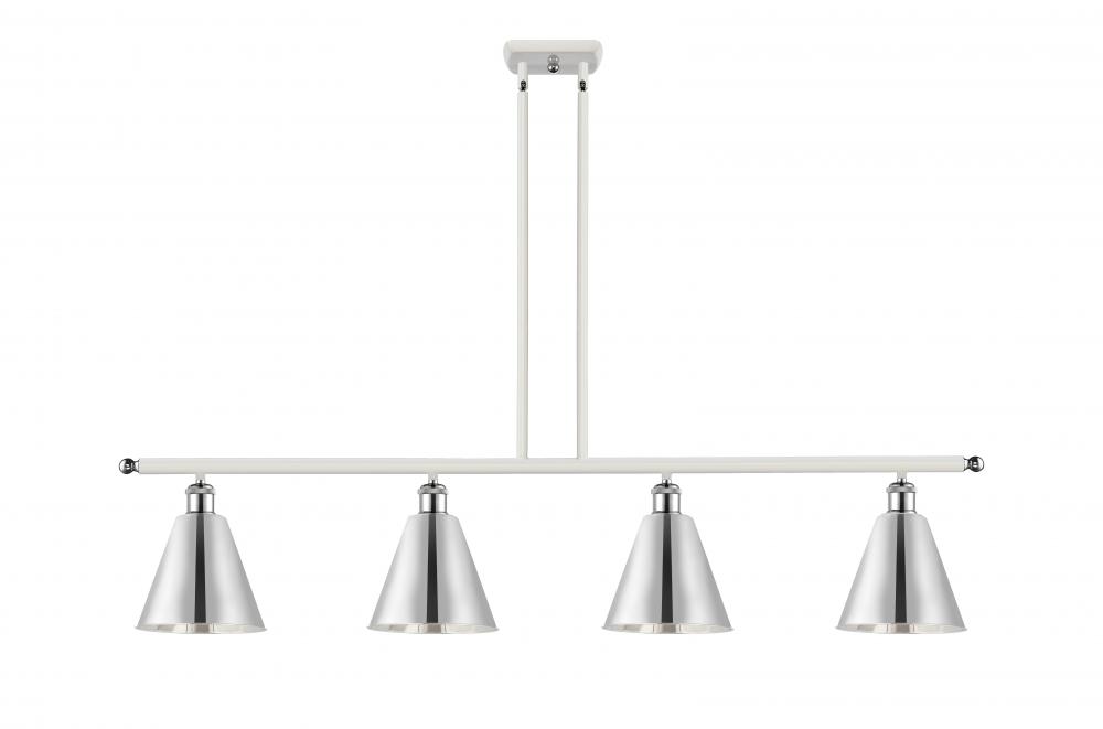 Berkshire - 4 Light - 48 inch - White Polished Chrome - Cord hung - Island Light
