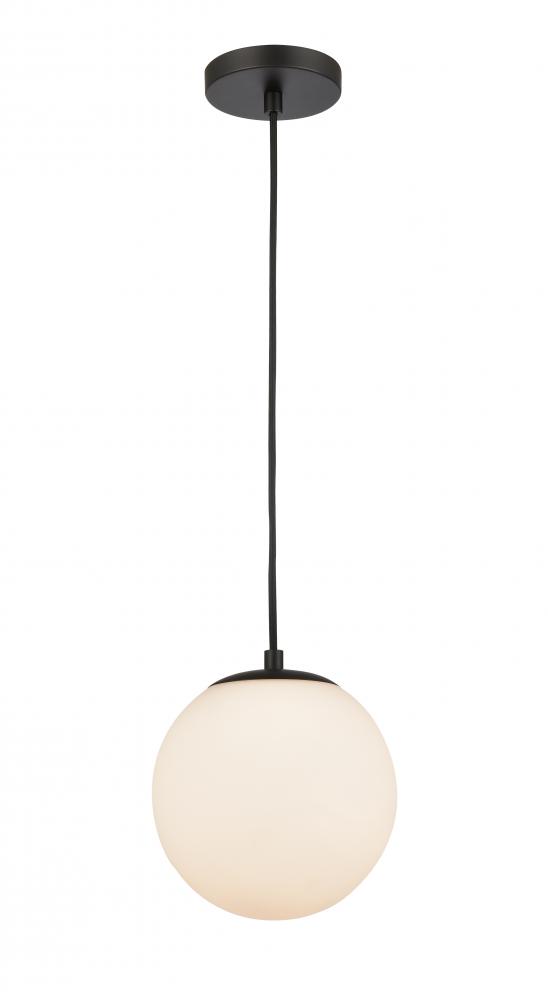 Tolland - 1 Light - 8 inch - Matte Black - Cord hung - Mini Pendant