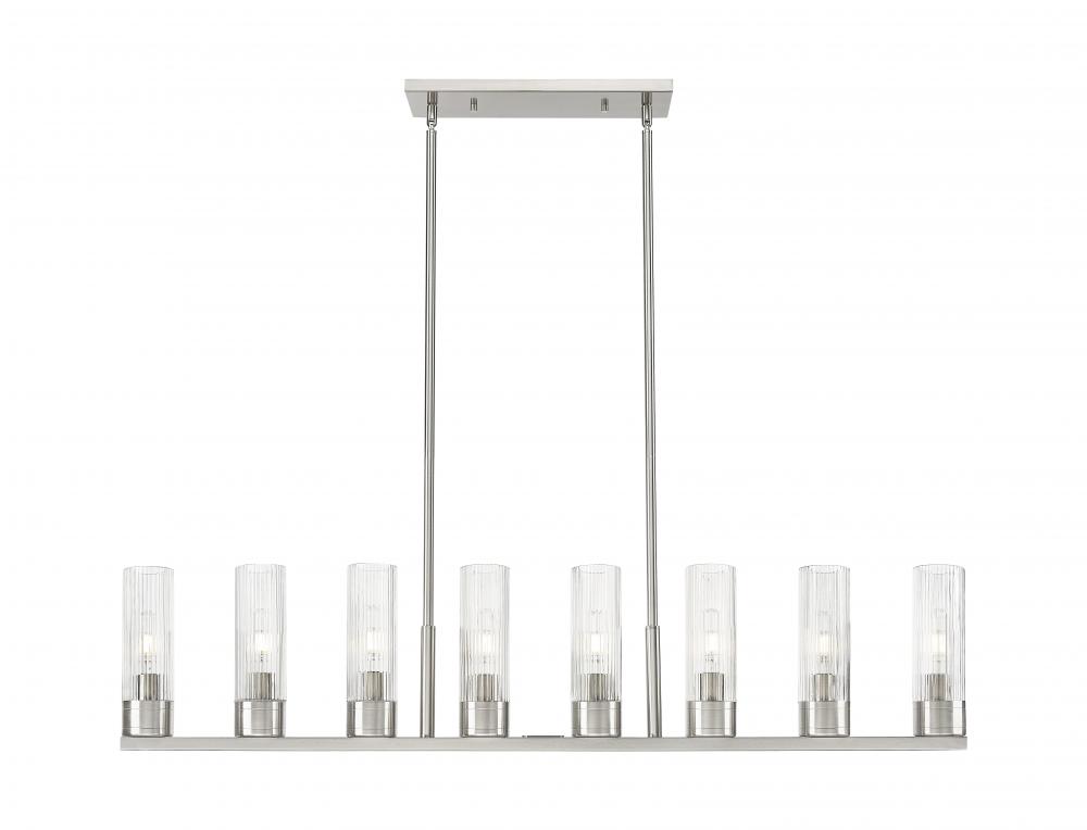 Boreas - 6 Light - 48 inch - Satin Nickel - Linear Pendant