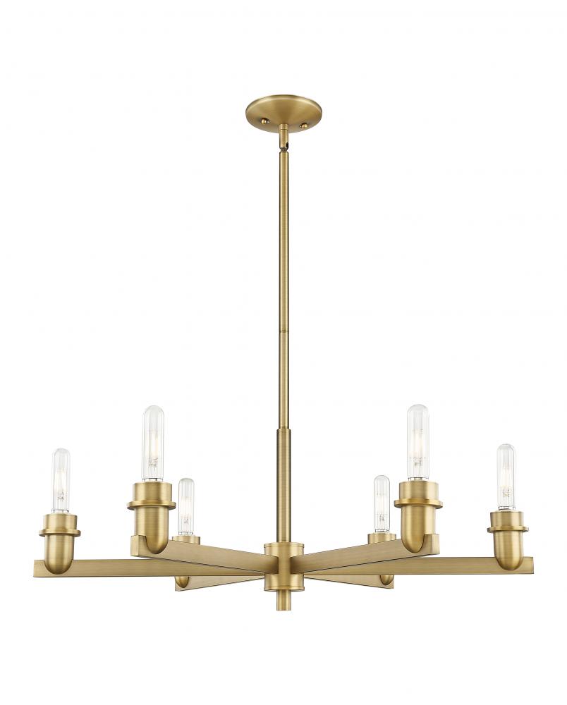Arcadia - 6 Light - 30 inch - Oil Rubbed Bronze - Chandelier