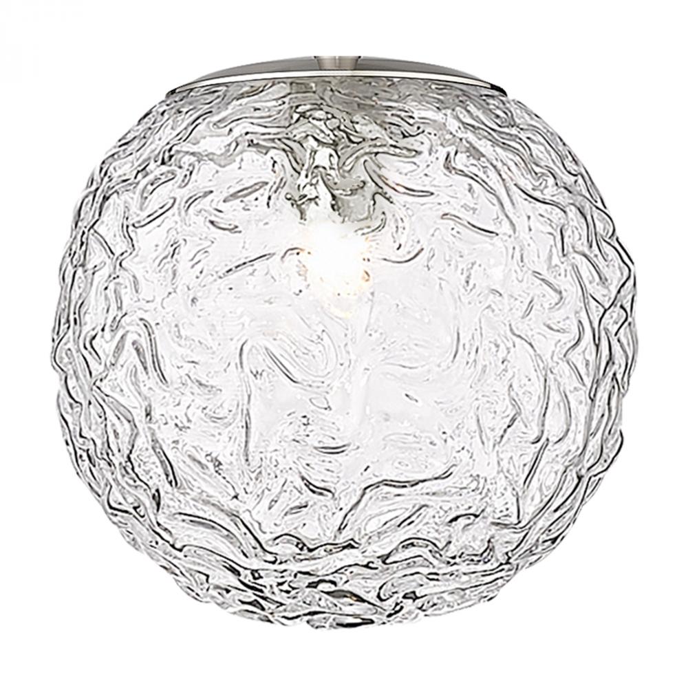 Barrington - 1 Light - 6 inch - Brushed Satin Nickel - Cord hung - Mini Pendant