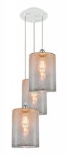 Innovations Lighting 113B-3P-WPC-G116-L - Cobbleskill - 3 Light - 16 inch - White Polished Chrome - Cord Hung - Multi Pendant