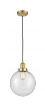 Innovations Lighting 201C-SG-G204-10 - Beacon - 1 Light - 10 inch - Satin Gold - Cord hung - Mini Pendant