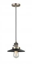 Innovations Lighting 201CSW-AB-M6-LED - Railroad - 1 Light - 8 inch - Antique Brass - Cord hung - Mini Pendant