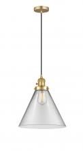 Innovations Lighting 201CSW-SG-G42-L-LED - Cone - 1 Light - 12 inch - Satin Gold - Cord hung - Mini Pendant