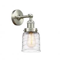 Innovations Lighting 203-SN-G513-LED - Bell - 1 Light - 5 inch - Brushed Satin Nickel - Adjustable Sconce