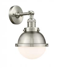 Innovations Lighting 203-SN-HFS-61-SN-LED - Hampden - 1 Light - 7 inch - Brushed Satin Nickel - Adjustable Sconce