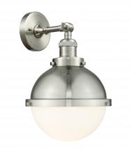 Innovations Lighting 203-SN-HFS-81-SN-LED - Hampden - 1 Light - 9 inch - Brushed Satin Nickel - Adjustable Sconce