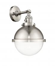 Innovations Lighting 203SW-SN-HFS-82-SN - Hampden - 1 Light - 9 inch - Brushed Satin Nickel - Adjustable Sconce