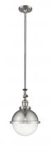 Innovations Lighting 206-SN-HFS-84-SN-LED - Hampden - 1 Light - 9 inch - Brushed Satin Nickel - Stem Hung - Adjustable Mini Pendant