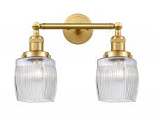 Innovations Lighting 208-SG-G302-LED - Colton - 2 Light - 16 inch - Satin Gold - Adjustable Bath Vanity Light