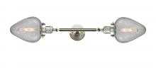 Innovations Lighting 208L-SN-G165-LED - Geneseo - 2 Light - 7 inch - Brushed Satin Nickel - Adjustable Bath Vanity Light