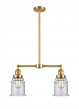 Innovations Lighting 209-SG-G184-LED - Canton - 2 Light - 21 inch - Satin Gold - Stem Hung - Adjustable Island Light