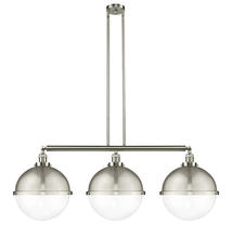 Innovations Lighting 213-SN-HFS-122-SN - Hampden - 3 Light - 45 inch - Brushed Satin Nickel - Stem Hung - Adjustable Island Light
