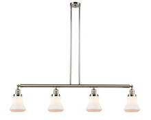 Innovations Lighting 214-PN-G191-LED - Bellmont - 4 Light - 51 inch - Polished Nickel - Stem Hung - Adjustable Island Light