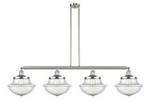Innovations Lighting 214-SN-G544 - Oxford - 4 Light - 54 inch - Brushed Satin Nickel - Stem Hung - Adjustable Island Light