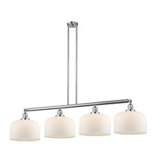 Innovations Lighting 214-SN-G71-L-LED - Bell - 4 Light - 54 inch - Brushed Satin Nickel - Stem Hung - Adjustable Island Light