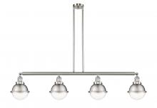 Innovations Lighting 214-SN-HFS-62-SN - Hampden - 4 Light - 52 inch - Brushed Satin Nickel - Stem Hung - Adjustable Island Light