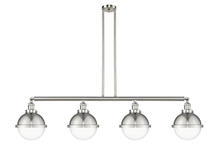 Innovations Lighting 214-SN-HFS-82-SN-LED - Hampden - 4 Light - 54 inch - Brushed Satin Nickel - Stem Hung - Adjustable Island Light