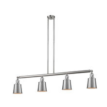 Innovations Lighting 214-SN-M9-SN - Addison - 4 Light - 50 inch - Brushed Satin Nickel - Stem Hung - Adjustable Island Light