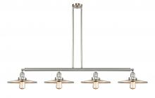 Innovations Lighting 214-SN-MFR-SN-12 - Appalachian - 4 Light - 57 inch - Brushed Satin Nickel - Stem Hung - Adjustable Island Light