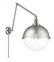 Innovations Lighting 238-SN-HFS-122-SN - Hampden - 1 Light - 13 inch - Brushed Satin Nickel -Adjustable Swing Arm