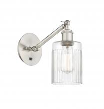 Innovations Lighting 317-1W-SN-G342-LED - Hadley - 1 Light - 5 inch - Brushed Satin Nickel - Adjustable Sconce