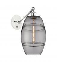 Innovations Lighting 317-1W-WPC-G557-8SM - Vaz - 1 Light - 8 inch - White Polished Chrome - Adjustable Sconce