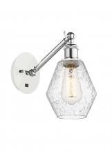Innovations Lighting 317-1W-WPC-G654-6 - Cindyrella - 1 Light - 6 inch - White Polished Chrome - Adjustable Sconce