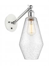Innovations Lighting 317-1W-WPC-G654-7-LED - Cindyrella - 1 Light - 7 inch - White Polished Chrome - Adjustable Sconce