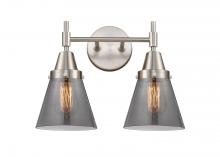 Innovations Lighting 447-2W-SN-G63 - Cone - 2 Light - 15 inch - Satin Nickel - Bath Vanity Light