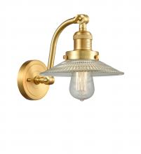 Innovations Lighting 515-1W-SG-G2-LED - Halophane - 1 Light - 9 inch - Satin Gold - Adjustable Sconce