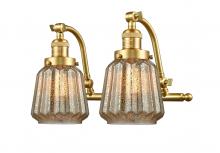 Innovations Lighting 515-2W-SG-G146 - Chatham - 2 Light - 18 inch - Satin Gold - Adjustable Bath Vanity Light