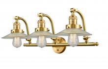 Innovations Lighting 515-3W-SG-G2-LED - Halophane - 3 Light - 28 inch - Satin Gold - Adjustable Bath Vanity Light