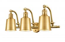 Innovations Lighting 515-3W-SG-M9-SG-LED - Addison - 3 Light - 28 inch - Satin Gold - Adjustable Bath Vanity Light