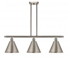 Innovations Lighting 516-3I-SN-MBC-12-SN - Berkshire - 3 Light - 39 inch - Brushed Satin Nickel - Cord hung - Island Light
